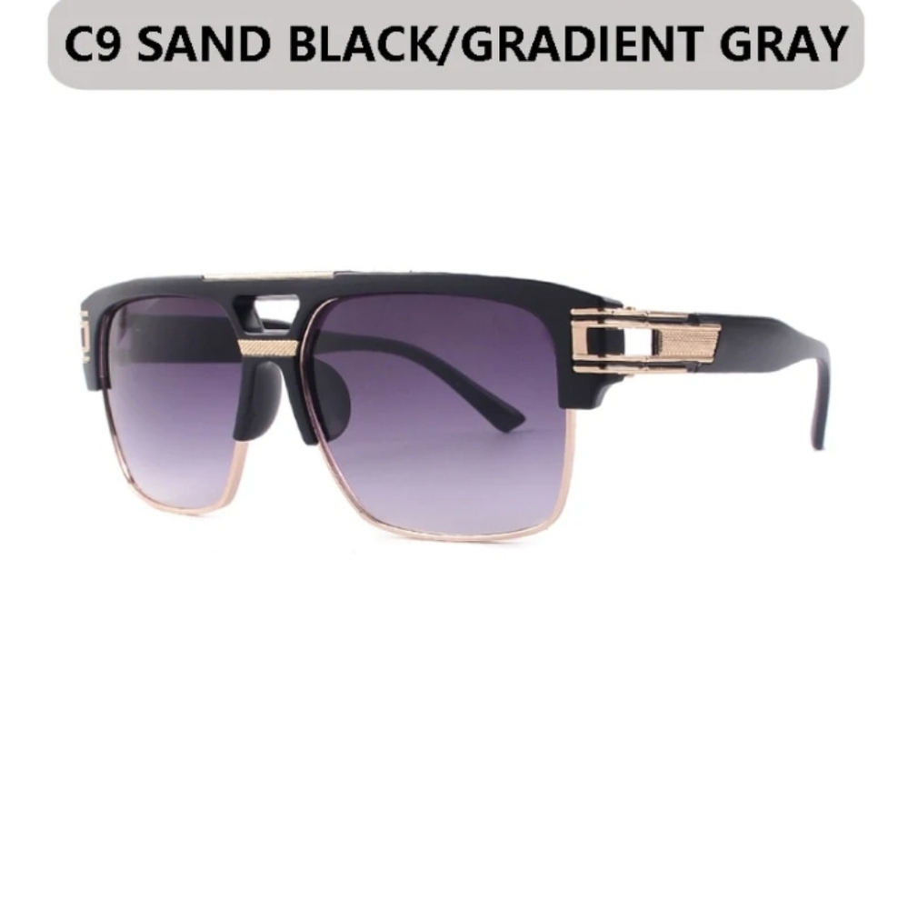Suave square metal frame designer mens sunglasses they are black n brand new